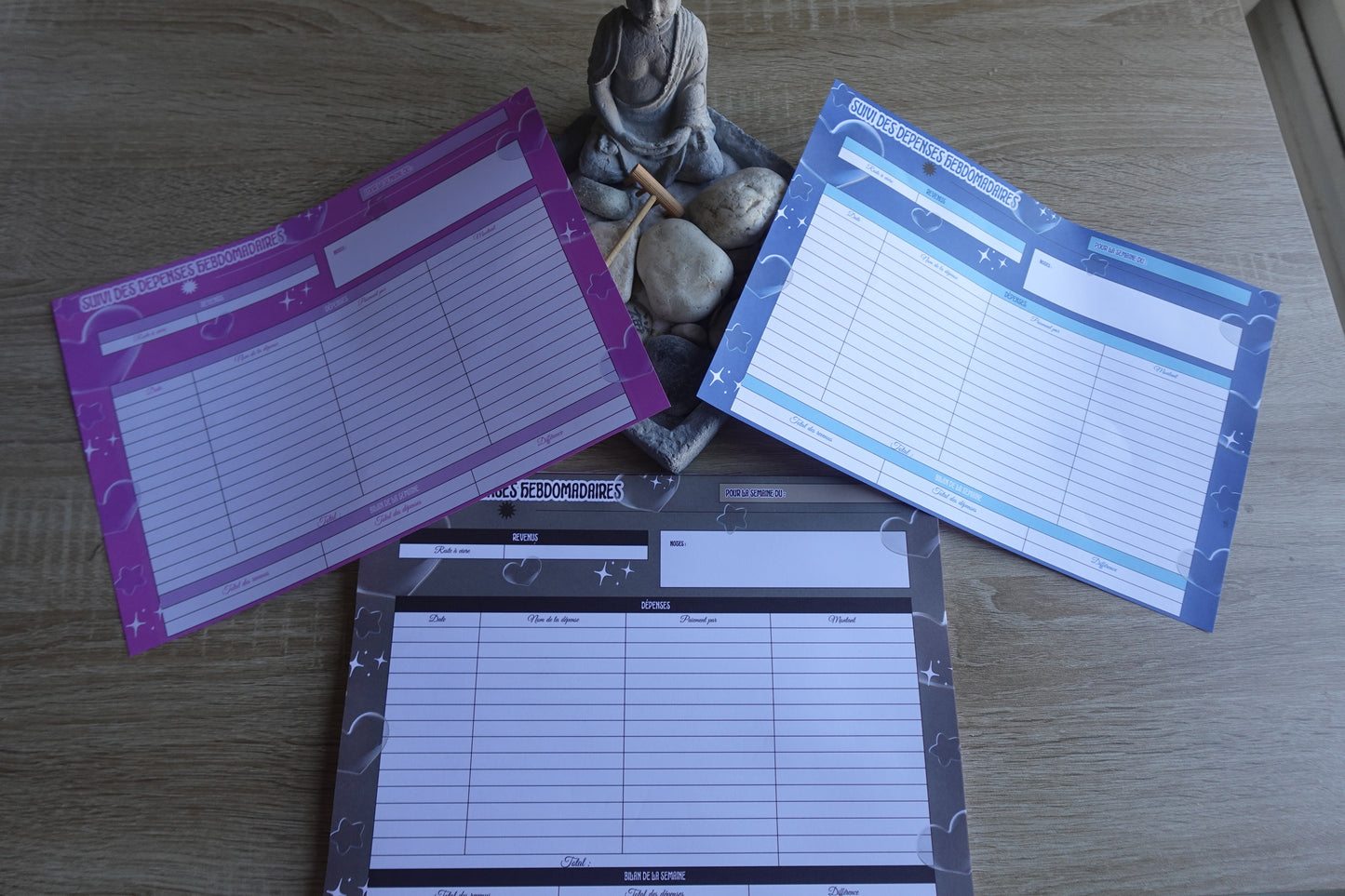 Bloc A4 — Suivi hebdomadaire des dépenses (52 semaines)