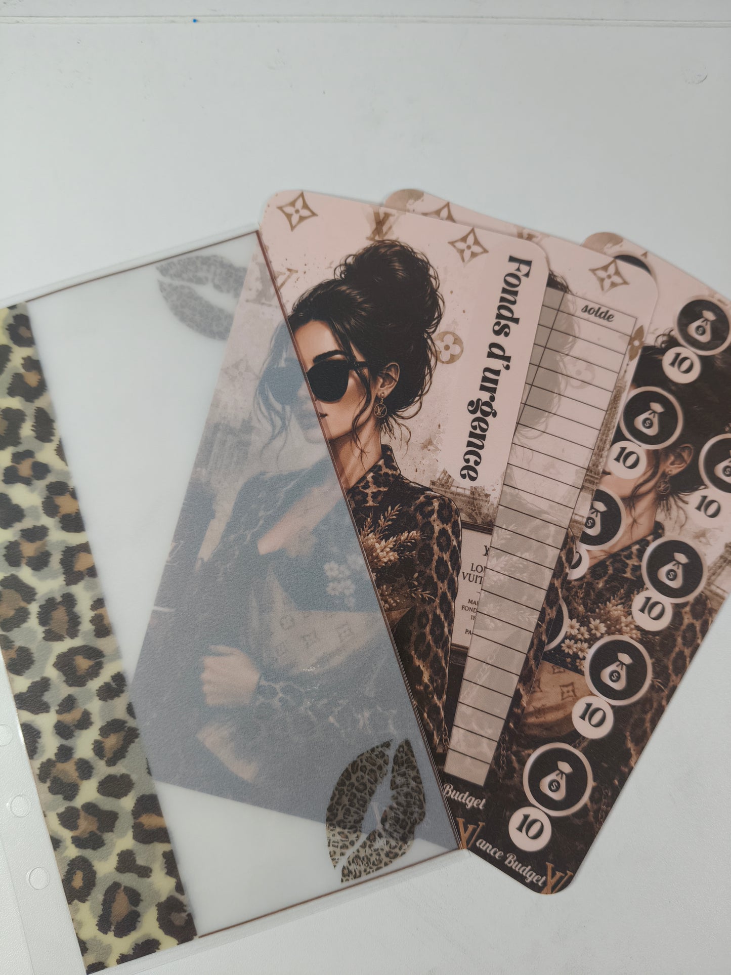 Kit Épargne Léopard – Enveloppe A6 + Défi + Tracker 🐆