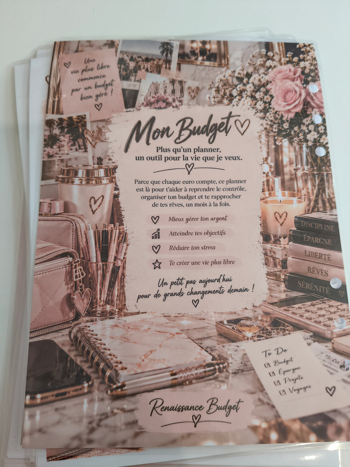 💗 MON BUDGET — Planner mensuel réutilisable