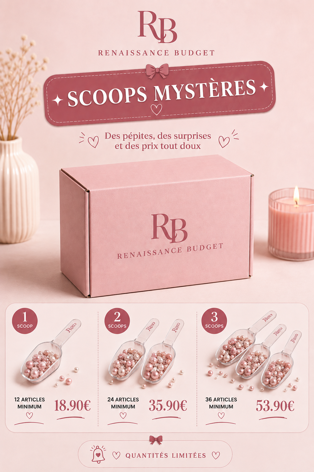 Scoop Mystère — Budget & Papeterie ✨