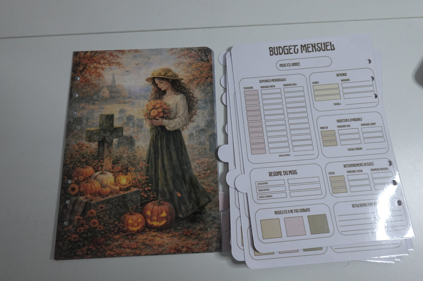 🌸 Intercalaires Renaissance Budget – 12 Mois