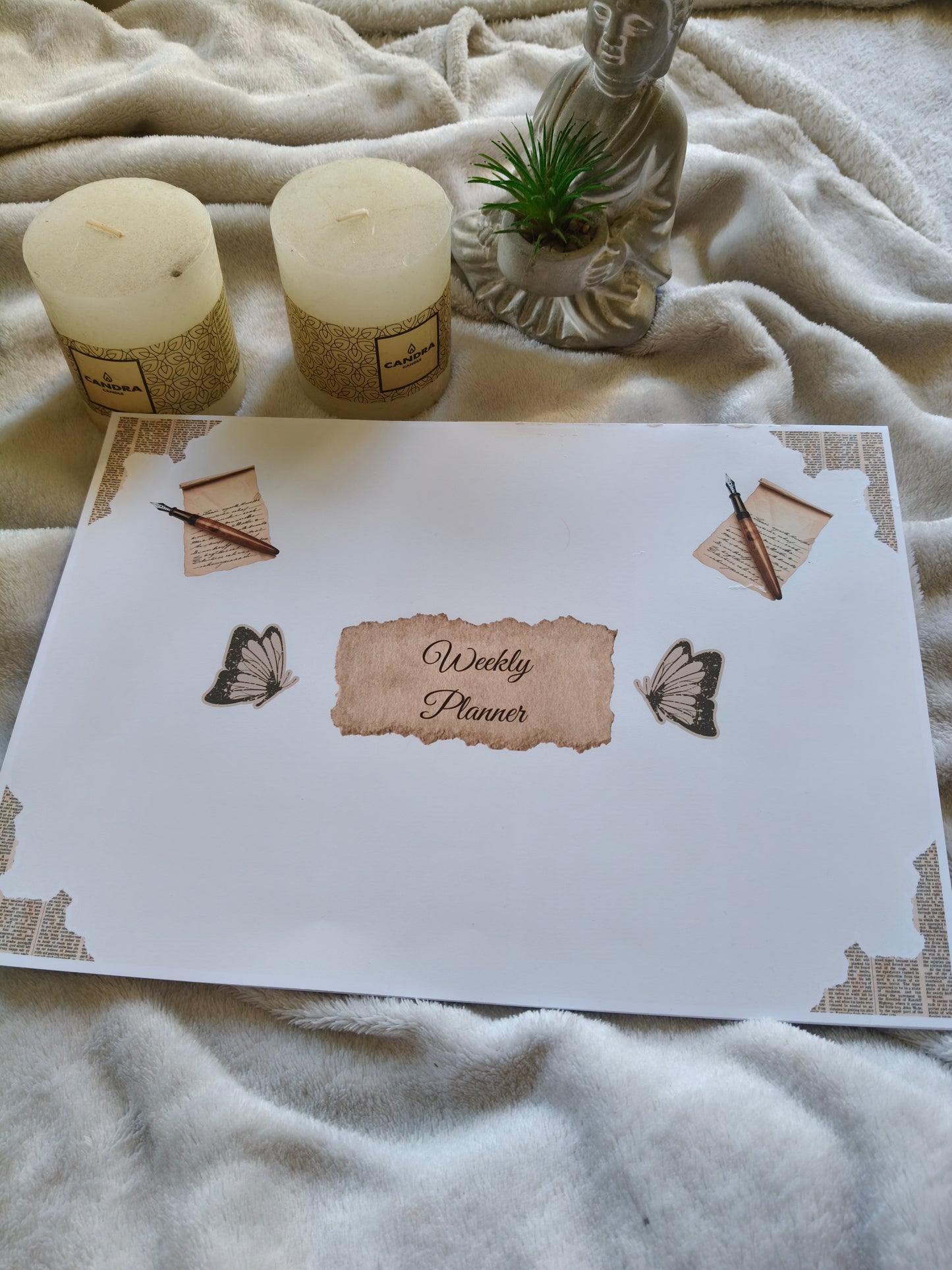 WEEKLY PLANNER — FORMAT A4 RENAISSANCE VINTAGE