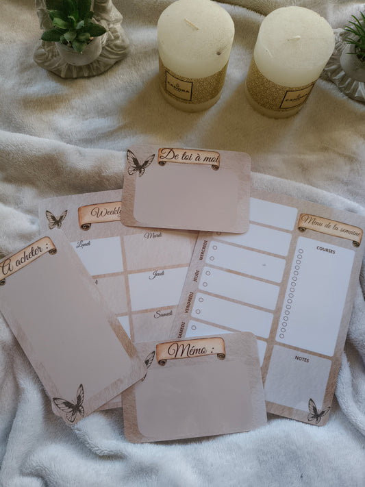 🧲 KIT MAGNET ORGANISATION DOUCE — RENAISSANCE