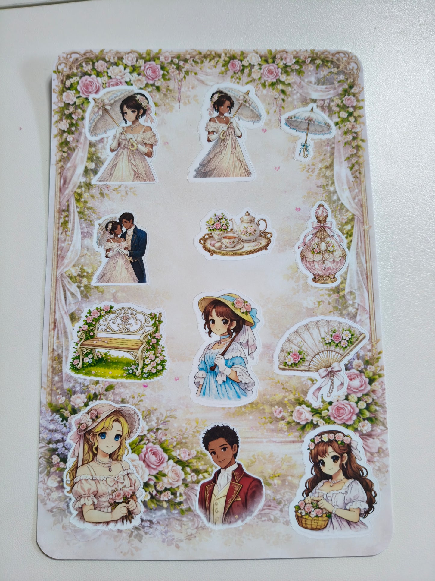 Collection Romantique — Planches de stickers