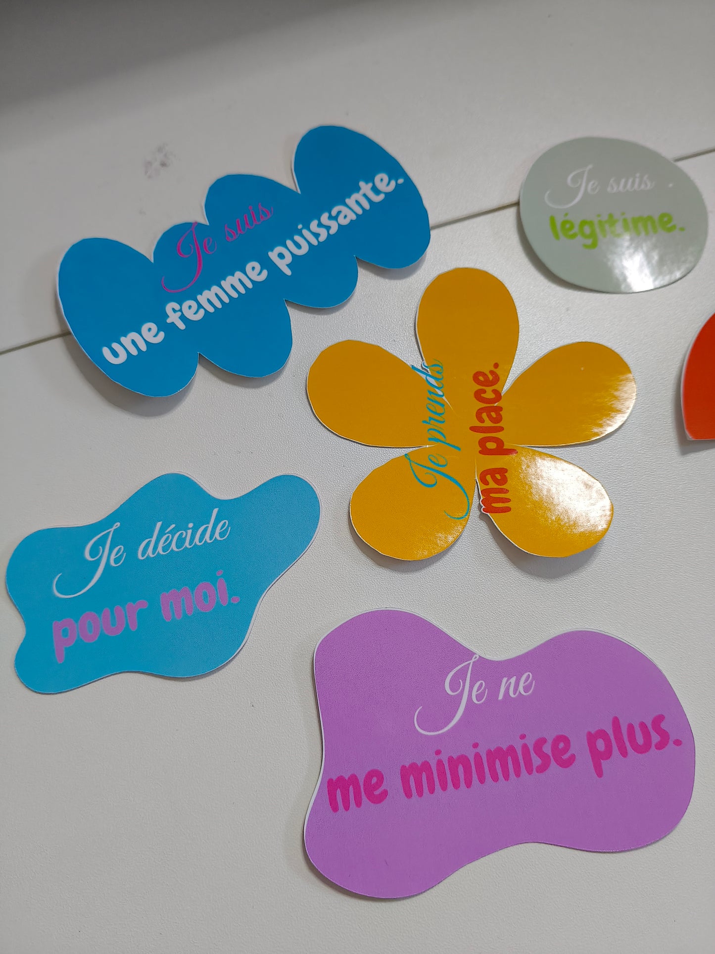 ✨ Stickers affirmations positives – À coller partout