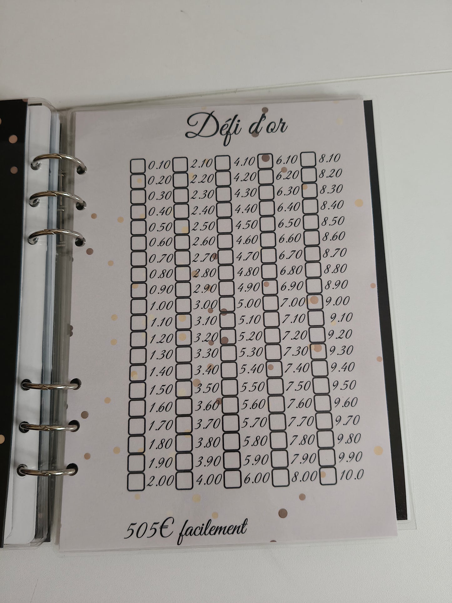 ✨ Classeur Épargne & Défi Confeti