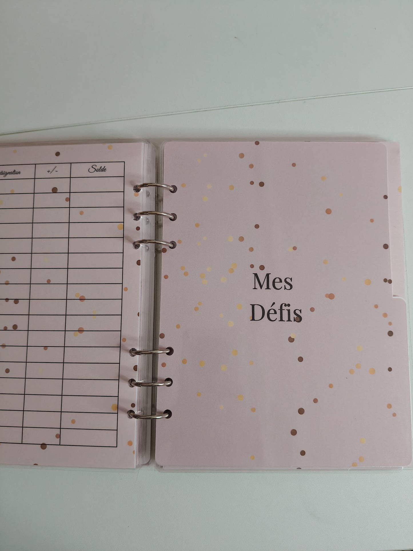 ✨ Classeur Épargne & Défi Confeti