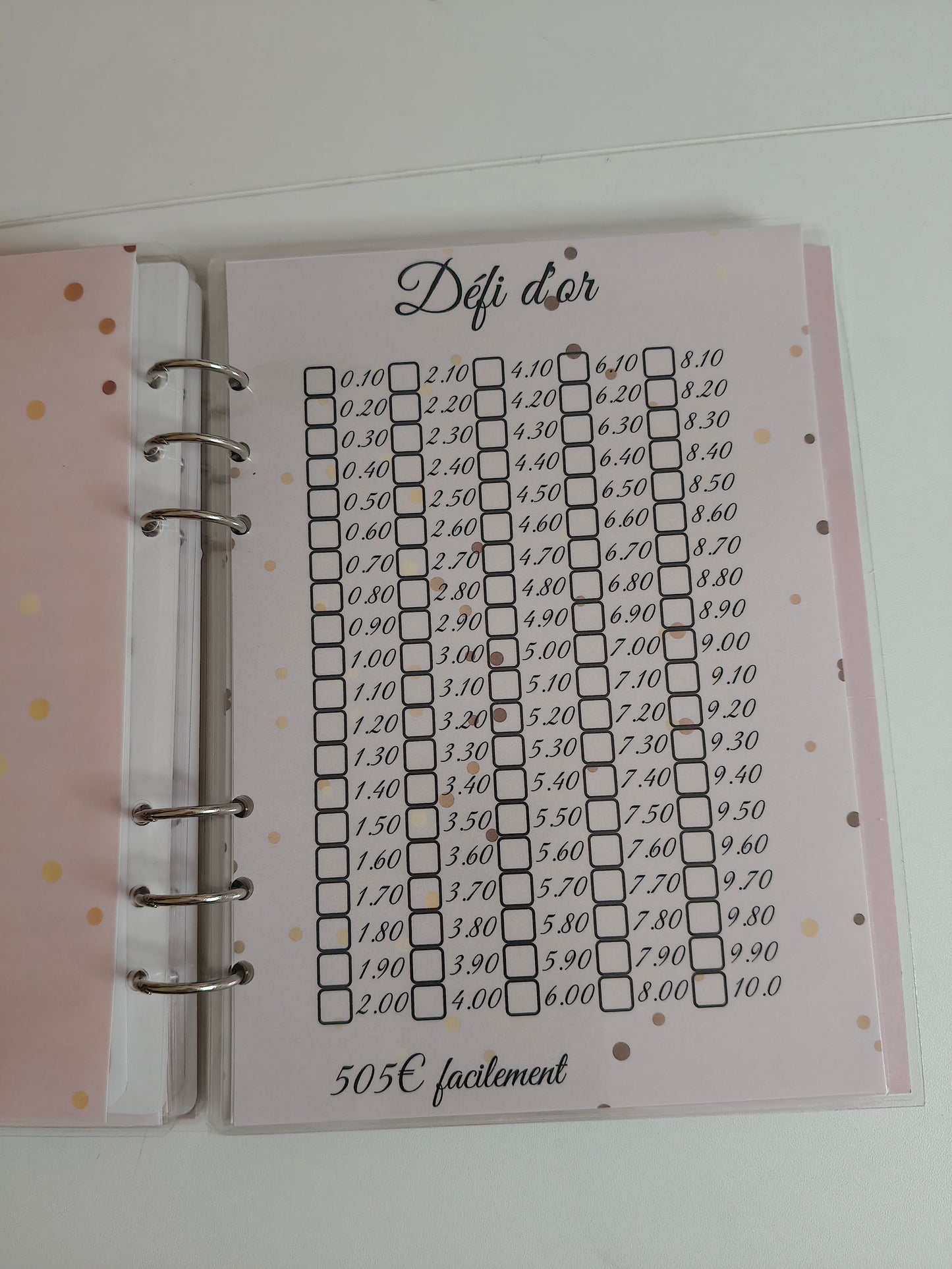 ✨ Classeur Épargne & Défi Confeti