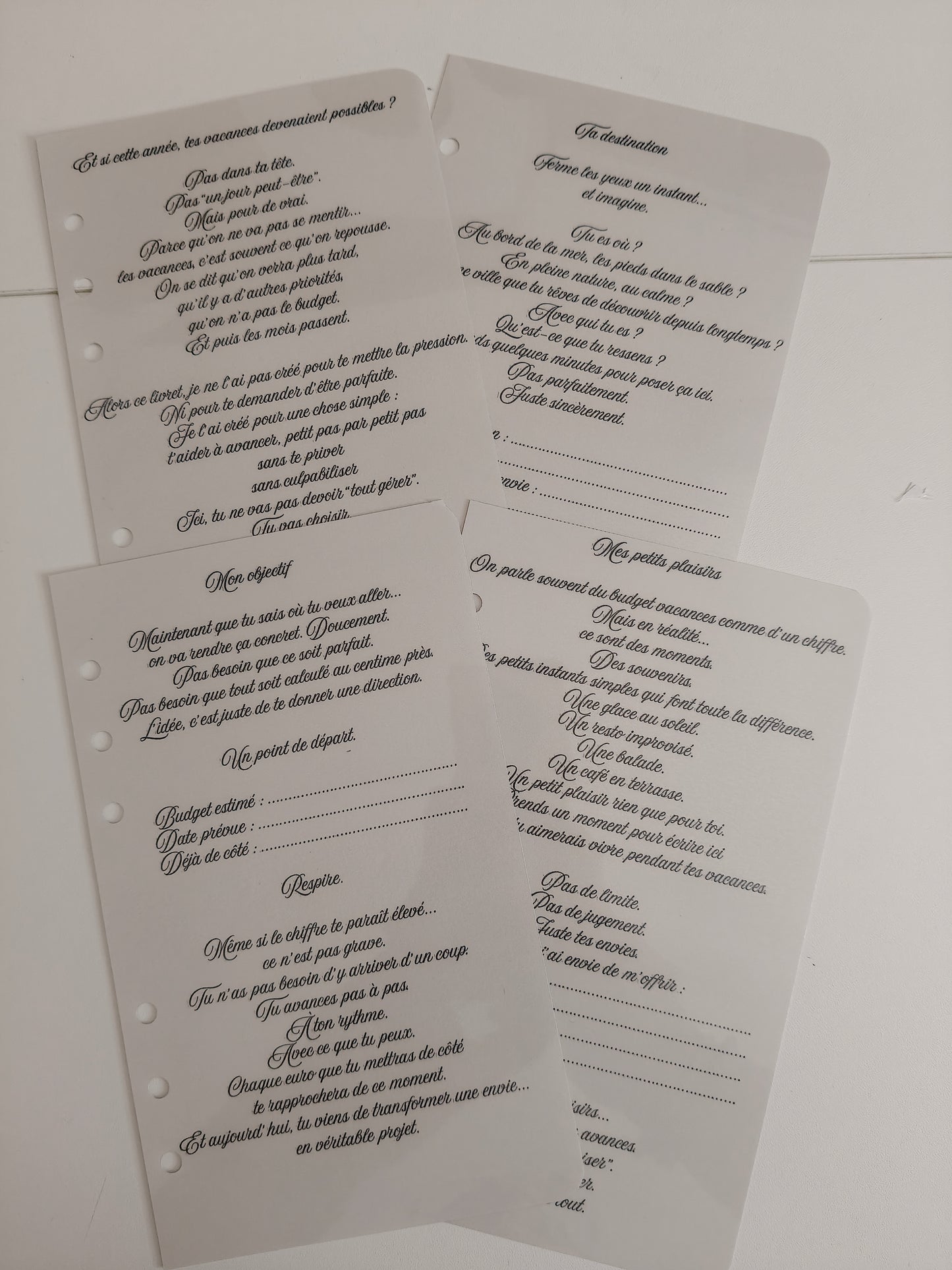 ✨ KIT OBJECTIF VACANCES ✨