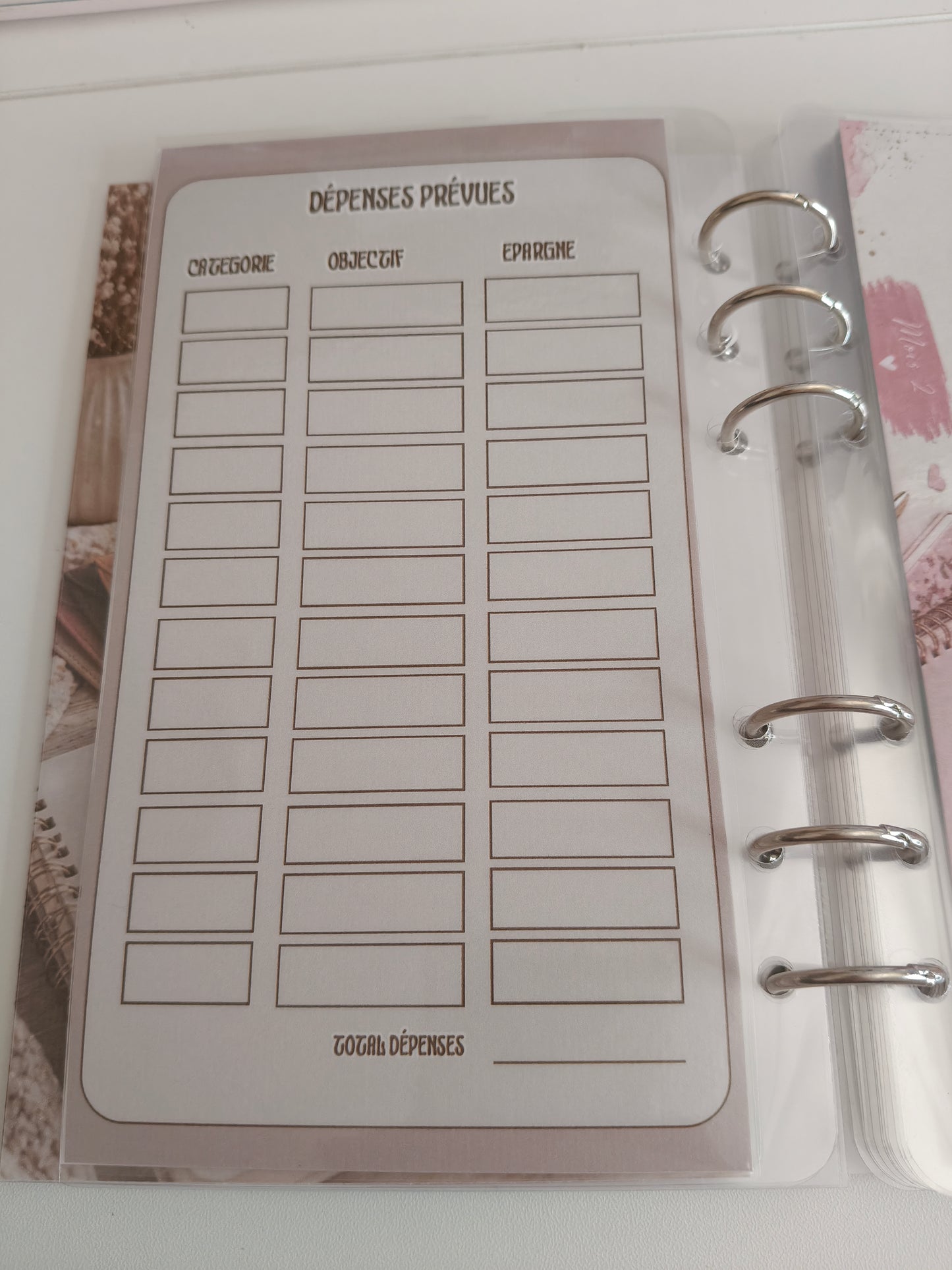 Kit Objectif 1 an d'avance — Planificateur budget annuel