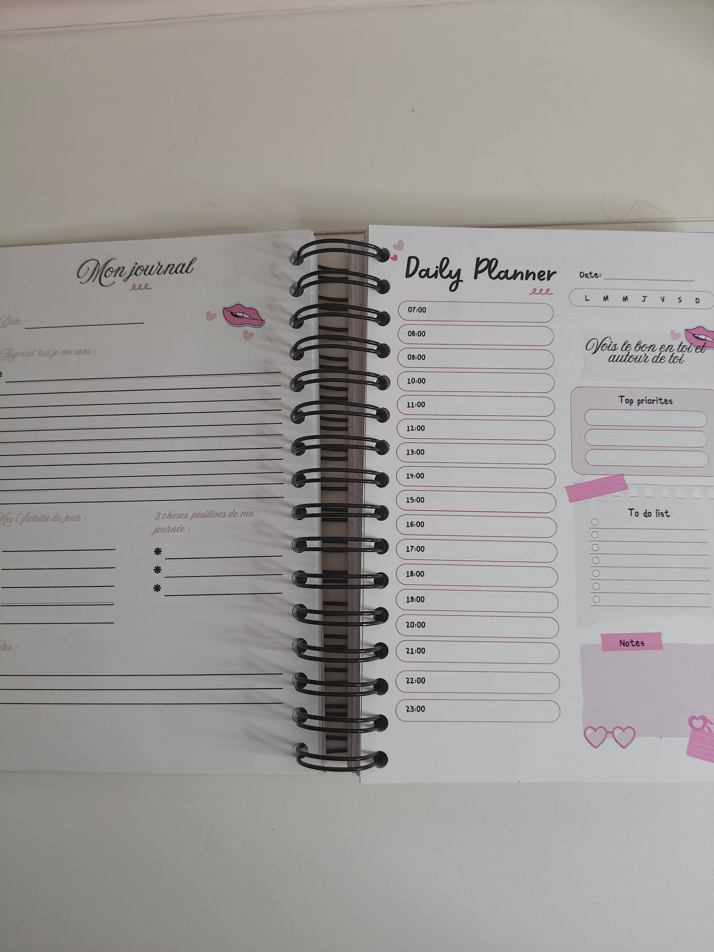 3 mois pour Maîtriser ma vie — Carnet Planner 90 jours