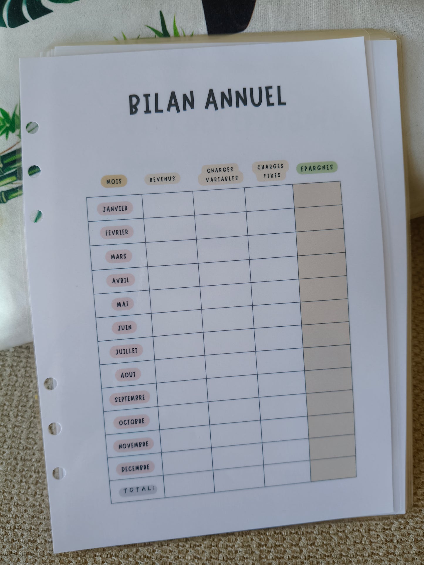 Composes ton Budget Planner