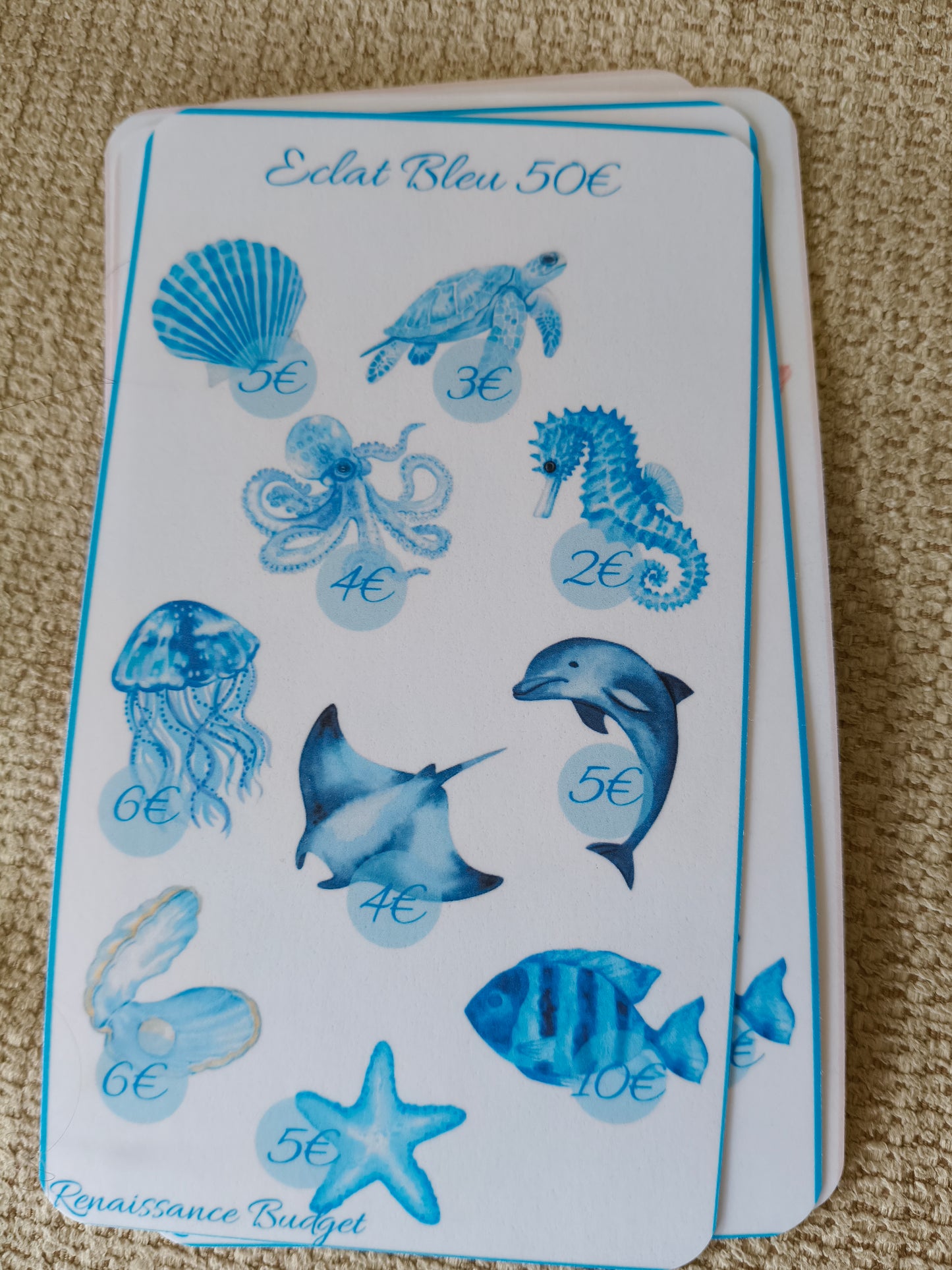 Défis Éclat — Défi d'épargne à cocher, 25€ / 50€ / 100€ (4 coloris)