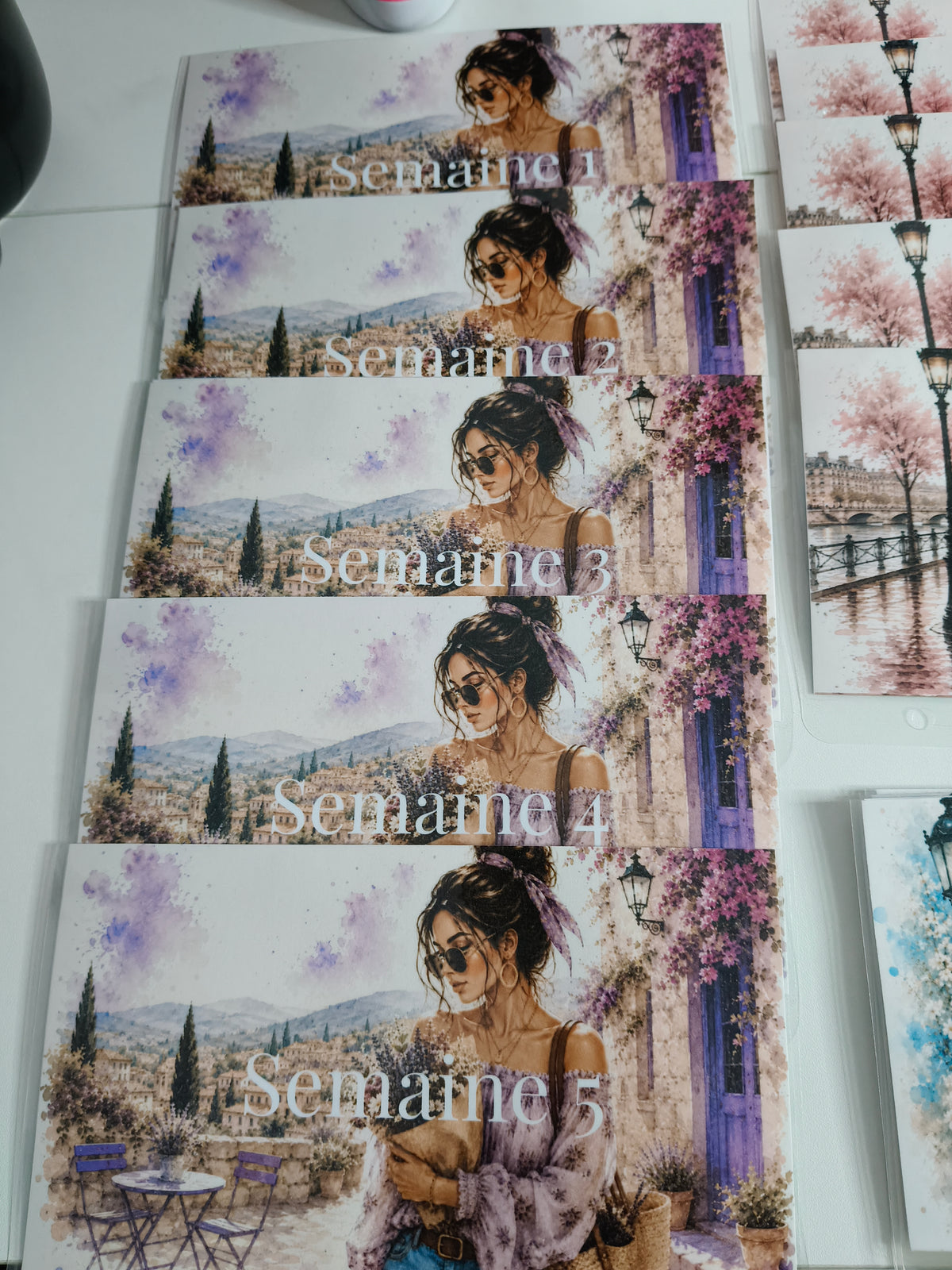 Lot de 5 enveloppes budget A6 – Semaine 1 à Semaine 5
