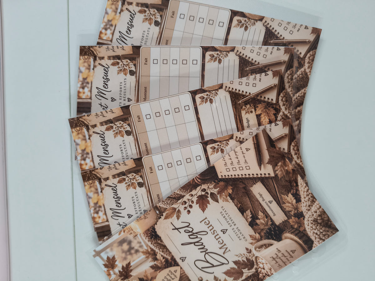🍂 Budget Mensuel – Collection Automne | Renaissance Budget