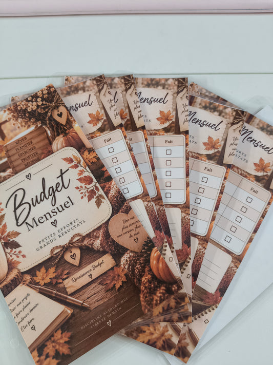 🍂 Budget Mensuel – Collection Automne | Renaissance Budget