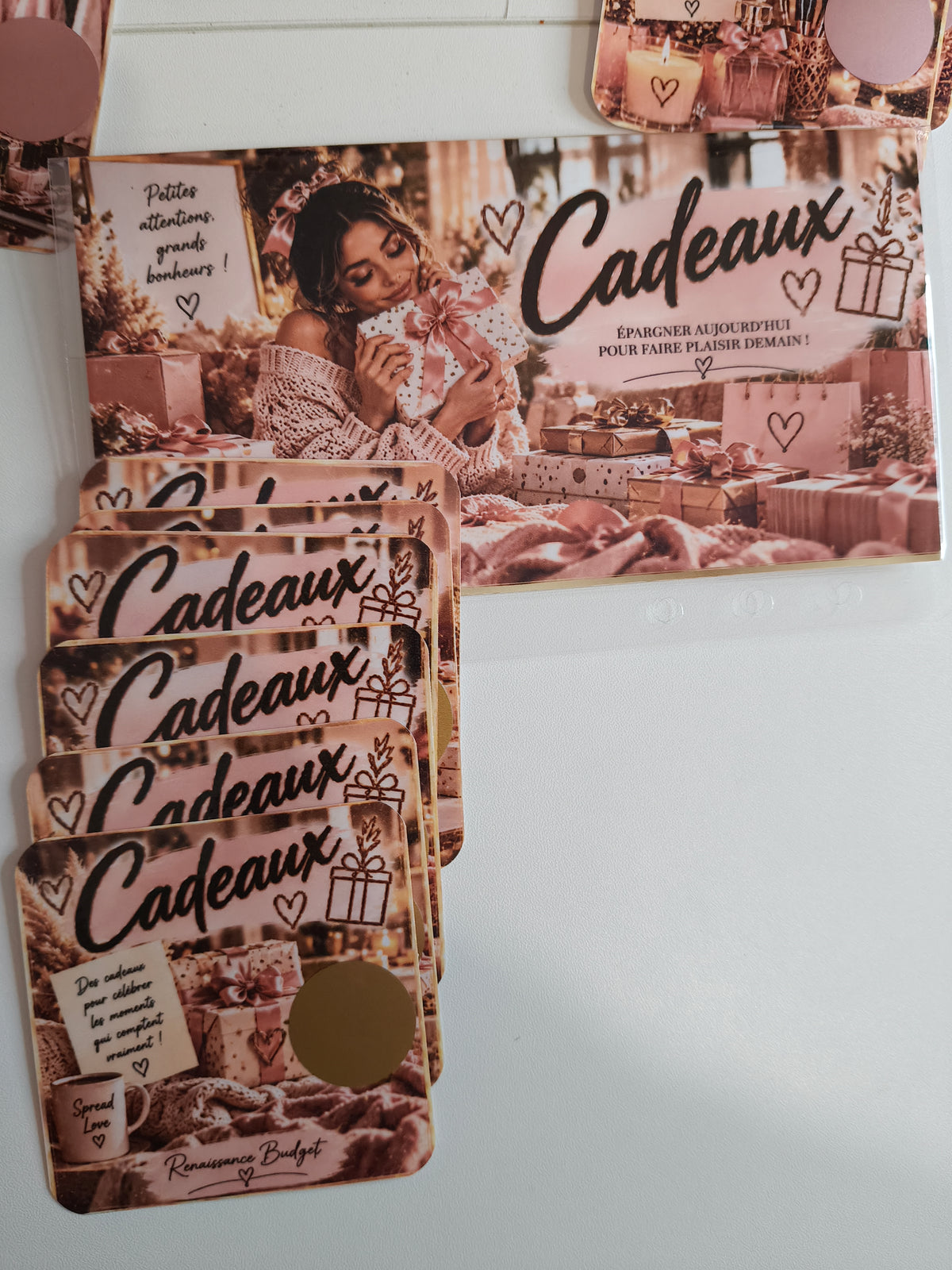 ✨ Enveloppes Épargne à Gratter – Collection Renaissance Budget