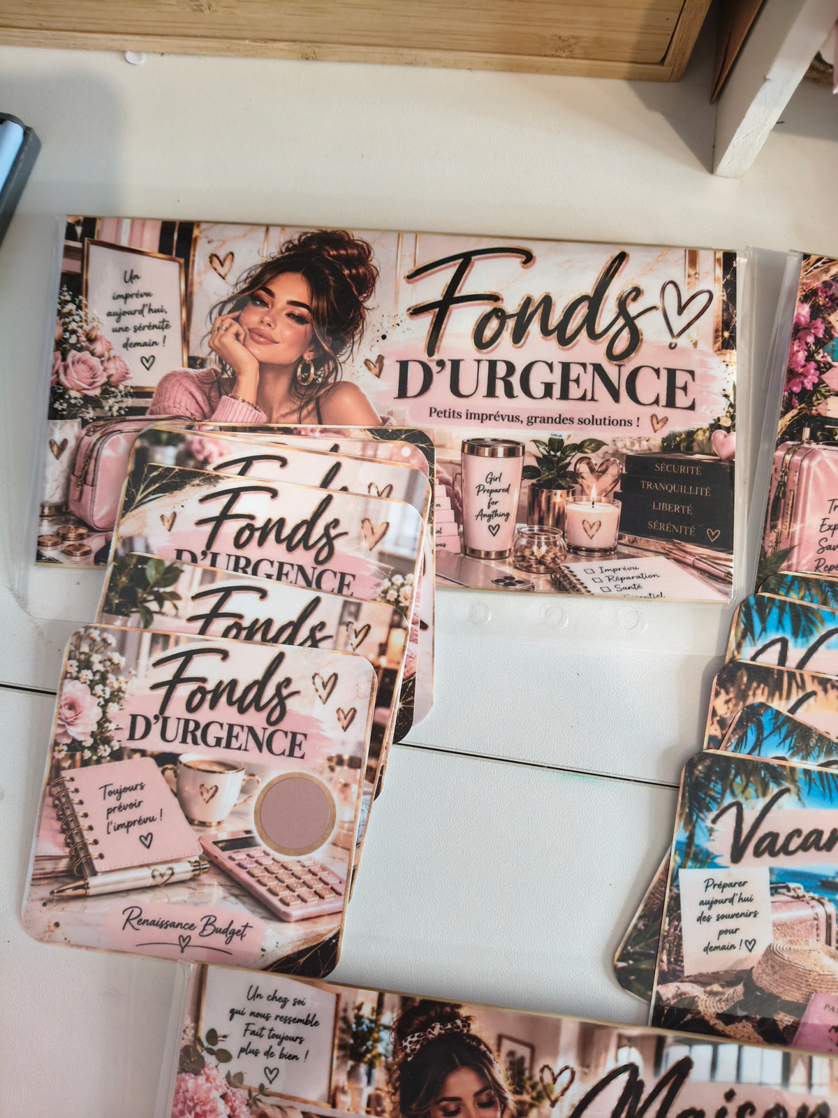 ✨ Enveloppes Épargne à Gratter – Collection Renaissance Budget