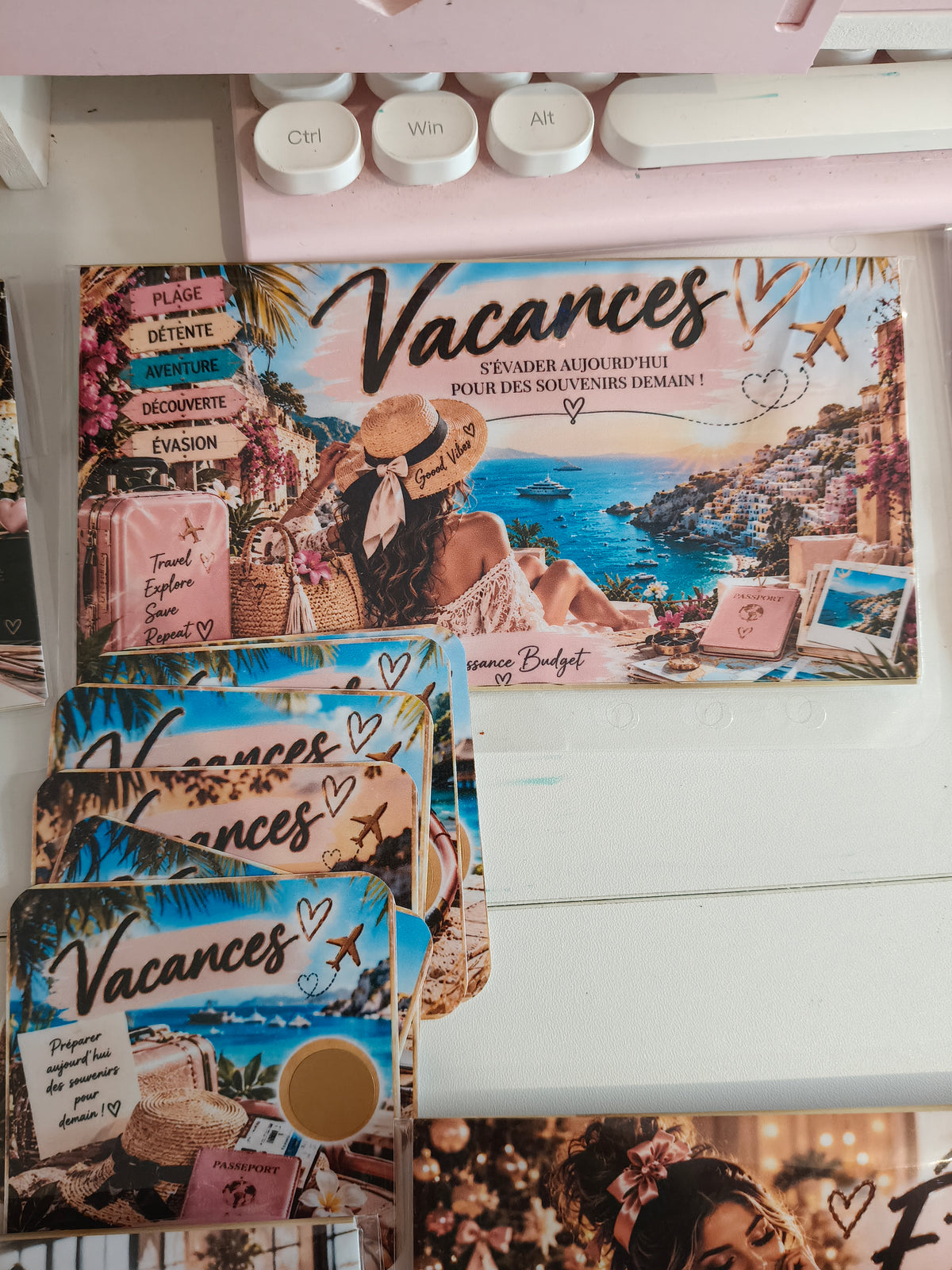 ✨ Enveloppes Épargne à Gratter – Collection Renaissance Budget