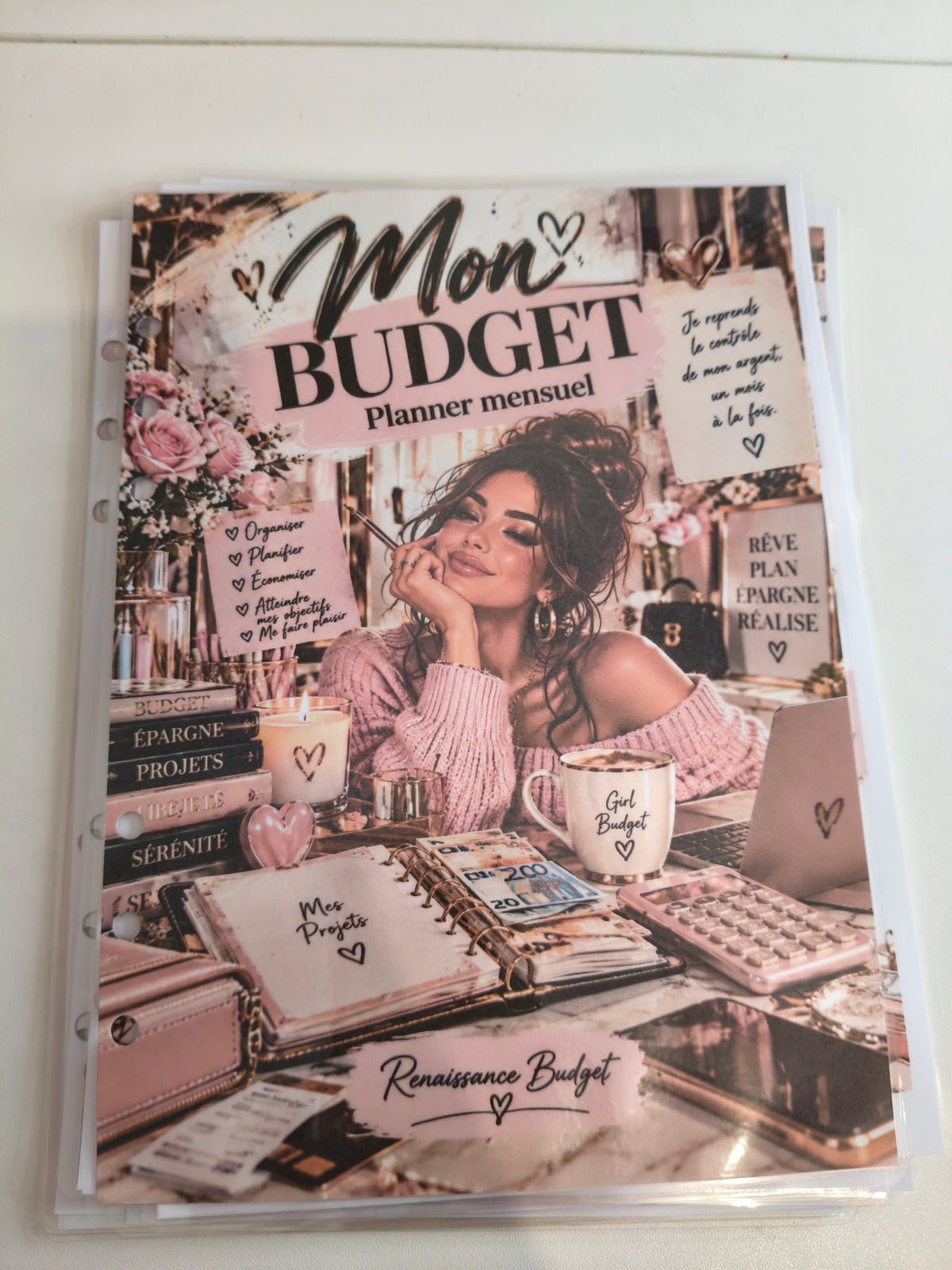 💗 MON BUDGET — Planner mensuel réutilisable