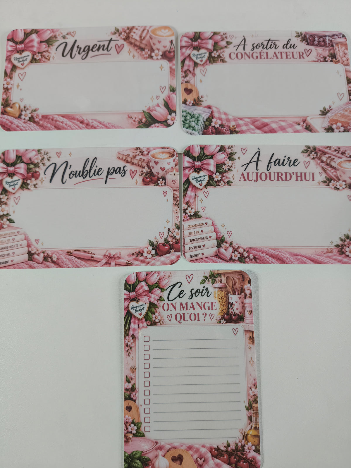 Collection Magnets pour frigo – Organisation du quotidien